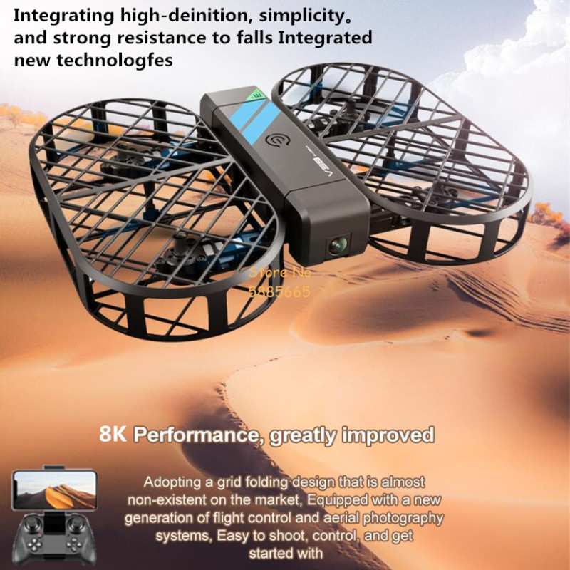 كاميرا 8K عالية الدقة 360 °    - مراجعة Rc Helicopter Case وسعره
