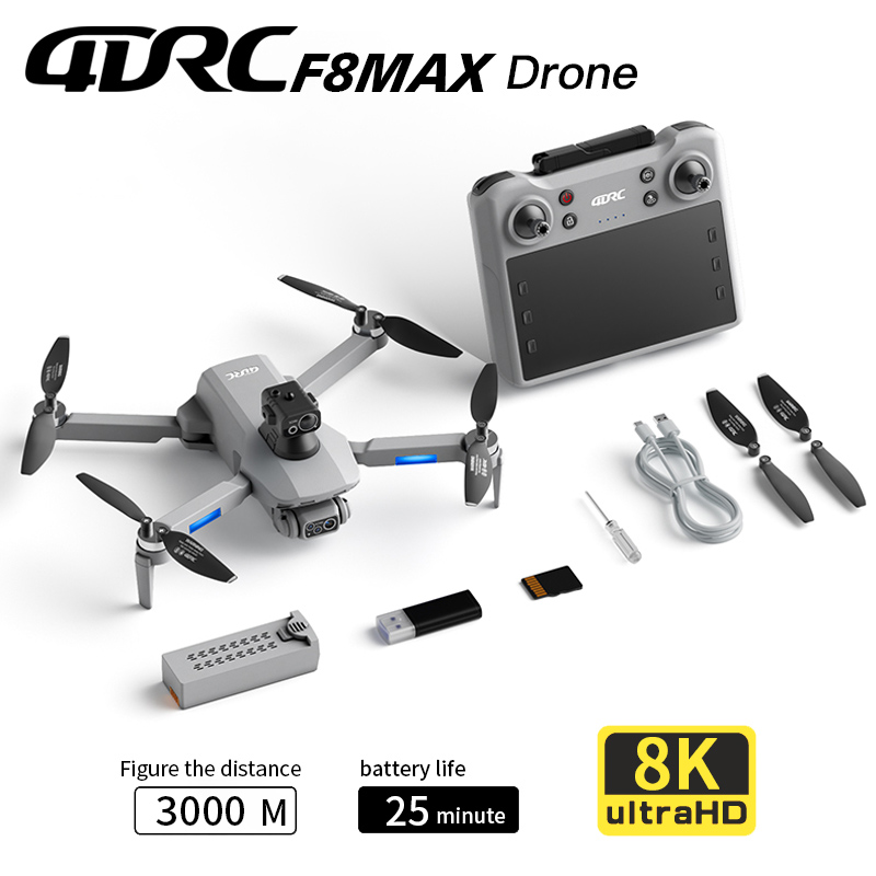 F8 MAX GPS الطائرة بدون طيار ا - مراجعة Rc Helicopter Case وسعره