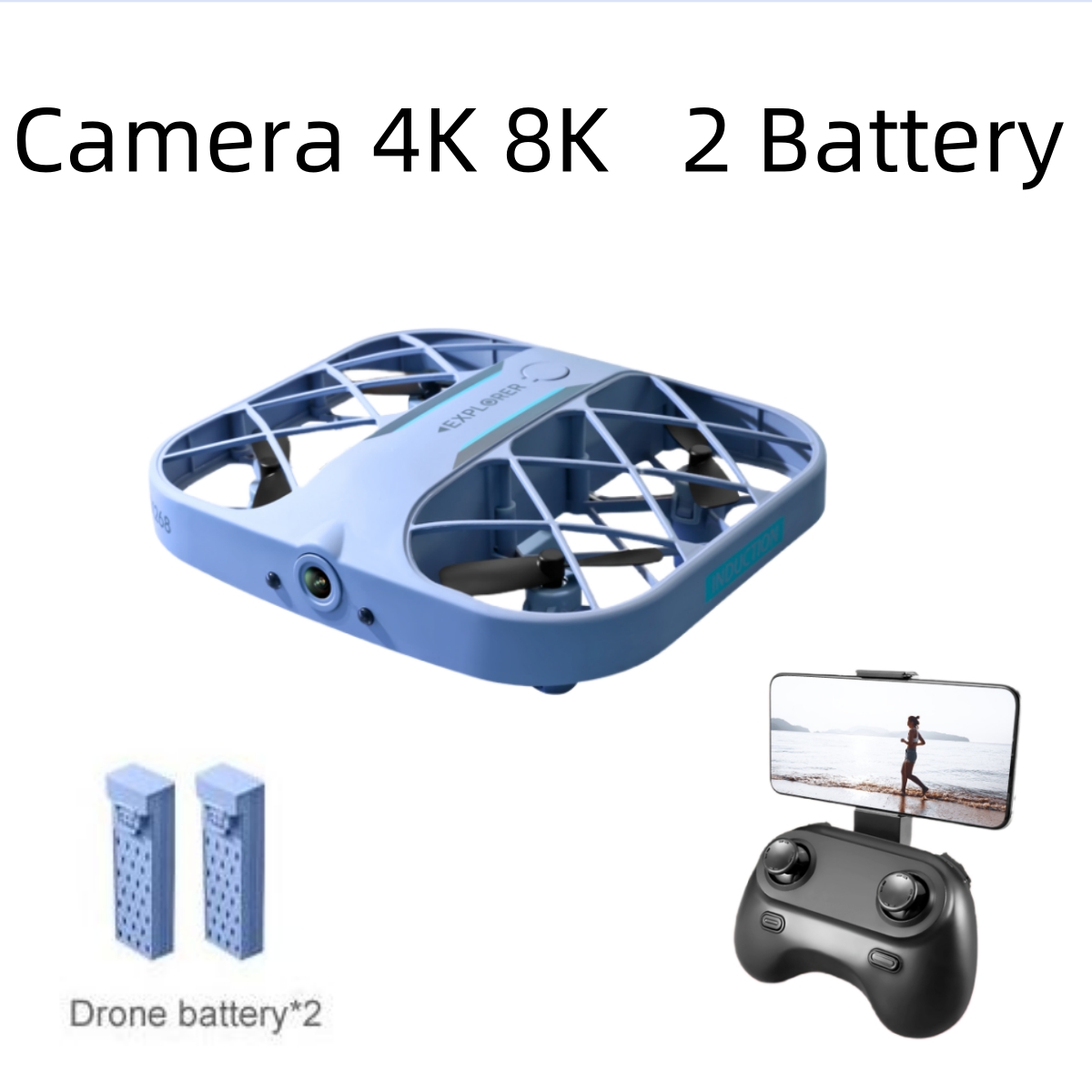 طائرة JJRC H107 FPV RC بدون طي - مراجعة Rc Helicopter Case وسعره