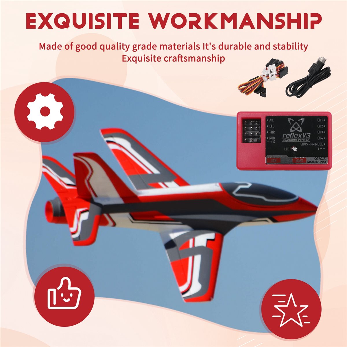 جهاز تحكم طيران FMS Reflex V3  - مراجعة Rc Helicopter Gyro وسعره